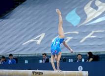 Bakıda idman gimnastikası üzrə Dünya Kuboku yarışlarının ikinci günü start götürüb. Azərbaycan, 20 fevral, 2016